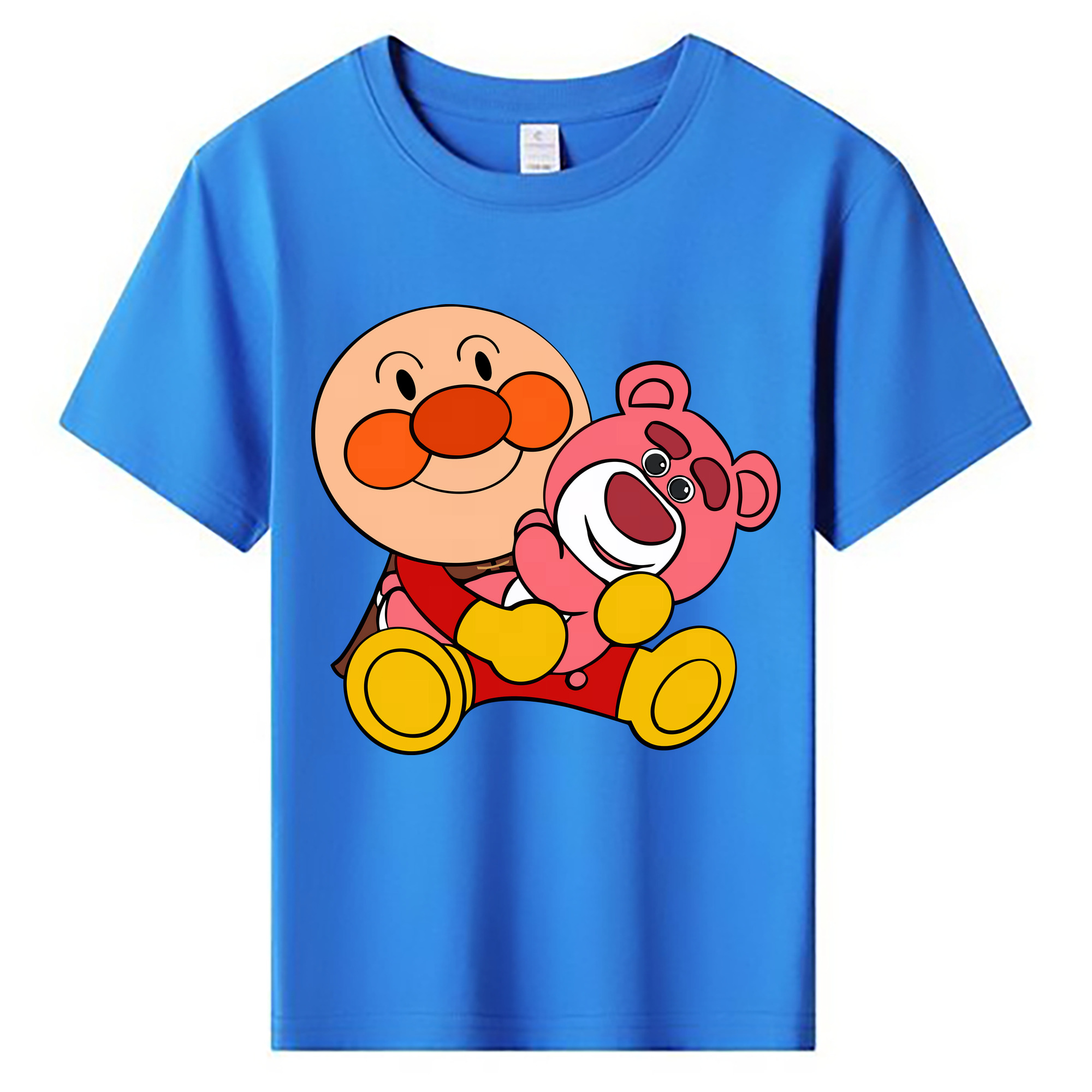 （画像用） アンパンマン Anpanman 綿100％キッズTシャツ（フロントプリント）